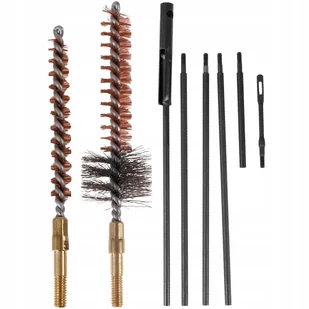 Dominator Wycior T Segmentowy 83 cm + 2 Mosiężne Szczotki czyszczące 5,56 mm AR-15 Beryl - Miotły, szufle, mopy - miniaturka - grafika 1