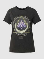Koszulki i topy damskie - T-shirt z nadrukiem z motywem i napisem model ‘LUCY’ - miniaturka - grafika 1