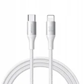 Kable USB - Kabel Joyroom S-A28 Flash Series 30W USB-C to Lightning 1m - biały - miniaturka - grafika 1