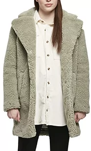 Urban Classics Damska kurtka zimowa Ladies Oversized Sherpa Coat Jacket, płaszcz z haczykiem i zapięciem na przelotki, rozmiar XS do 5XL, softsalvia, XL - Płaszcze damskie - miniaturka - grafika 1