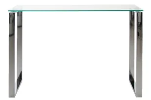 DKWADRAT Konsola Katrine transparentna chrom 189962 - Konsole i sekretarzyki - miniaturka - grafika 2
