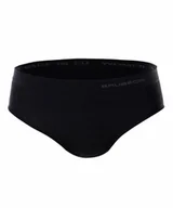 Komplety bielizny - Damskie figi classic merino wool czarny-3xl - miniaturka - grafika 1