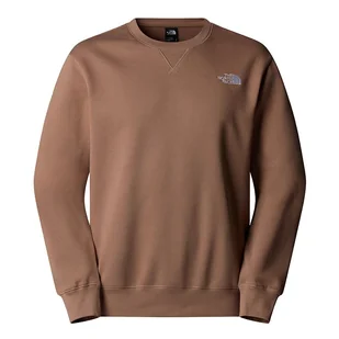 Bluza The North Face Essential Relaxed Crew 0A89ET6IH1 - brązowa - Bluzy męskie - miniaturka - grafika 1