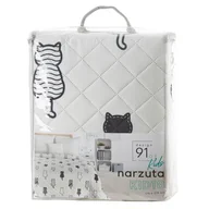 Narzuty - Narzuta KID/18 170 x 210 cm biało-czarny - miniaturka - grafika 1