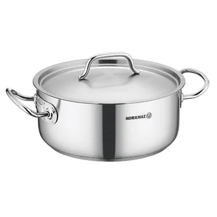 Korkmaz GARNEK STALOWY 18/10 24x14cm 6.2L PROLINE GASTRO A2723 - Garnki - miniaturka - grafika 1