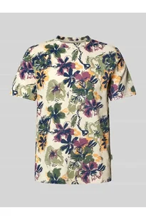 T-shirt z prążkowanym, okrągłym dekoltem model JEMO - Blend - Koszulki męskie - miniaturka - grafika 1