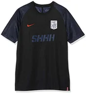 Koszulki i topy damskie - Nike Unisex Dziecięcy Nyr B Nk Dry Top Ss T-shirt Black/Challenge Red XS - miniaturka - grafika 1