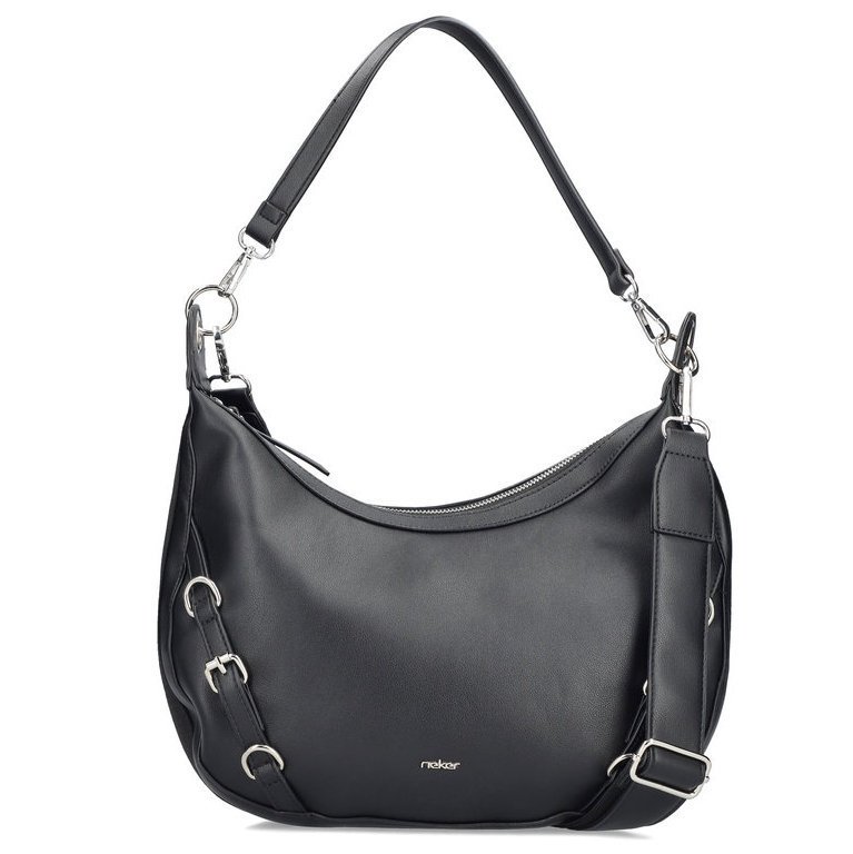 Rieker H1014-00 BLACK torebka damska czarna