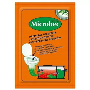 Bros Preparat do biodegradacji szamb i przydomowych oczyszczalni ścieków zapach eukaliptusa Microbec 25 g - Szamba i oczyszczalnie ścieków - miniaturka - grafika 1