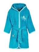 Szlafroki dla dzieci - Playshoes Szlafrok w kolorze niebieskim - miniaturka - grafika 1