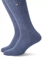 Skarpetki męskie - Tommy Hilfiger Skarpety męskie (2 sztuki), niebieski (Jeans 356), 43-46 EU - miniaturka - grafika 1