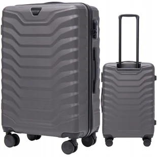 Walizka średnia Wings PEAFOWL 24" DARK GREY - Walizki Walizka średnia Wings PEAFOWL 24" DARK GREY - Walizki - miniaturka - grafika 1