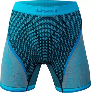 Spodnie sportowe damskie - UYN Running Alpha OW Spodenki Kobiety, surf/pearl grey L 2020 Legginsy do biegania O101245-A990-L - grafika 1