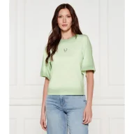 Koszulki i topy damskie - Pinko T-shirt Reimagine Pinko x Patrick McDowell | Oversize fit - miniaturka - grafika 1