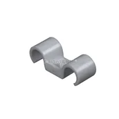 Kanały kablowe - Uchwyt plastikowy 25mm do rurek instalacyjnych, podwójny, posadzkowy, wzmoniony PA (30szt.) - miniaturka - grafika 1