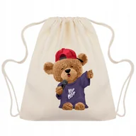 Plecaki szkolne i tornistry - PLECAK WOREK Gruby na Sznurkach Mocny RAPER Wzory - miniaturka - grafika 1