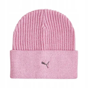 Czapka Puma Metal Cat Beanie jasnoróżowa 024874 05 - Czapki damskie - miniaturka - grafika 1
