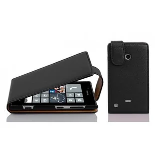 Nokia Cadorabo - Flip Style für Lumia 720 - Case Cover Schutzhülle Etui Tasche in OXID-SCHWARZ - Etui i futerały do telefonów - miniaturka - grafika 1