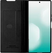 Etui i futerały do telefonów - Etui Nillkin Qin Pro na Samsung Galaxy Z Fold 7 z miejscem na S Pen - czarne - miniaturka - grafika 1