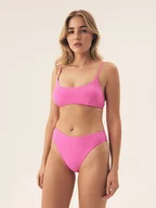 Stroje kąpielowe - Góra bikini Miami Bloovii różowy L - miniaturka - grafika 1