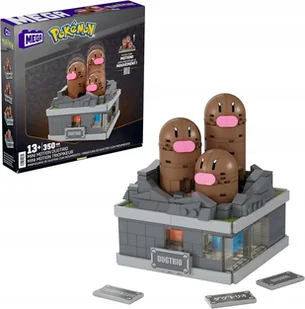 Dugtrio 12,5cm Klocki Pokemon Figurka Do Zbudowania Dla Dzieci Pokemony - Klocki - miniaturka - grafika 1