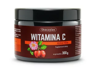 Skoczylas Witamina C Dzika Róża Ekstrakt Proszek 300 g Skoczylas SKO-031 - Witaminy i minerały - miniaturka - grafika 1