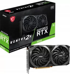 MSI GeForce RTX 3050 Ventus 2X OCV1 8GB GDDR6 - Karty graficzne - miniaturka - grafika 1