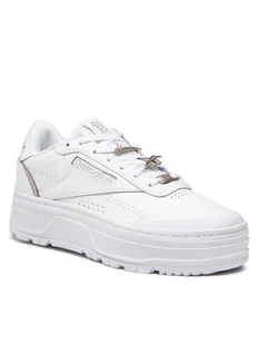 Reebok CLUB C DOUBLE GEO GX8766 - Buty sportowe damskie - miniaturka - grafika 1
