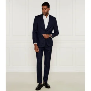 BOSS BLACK Wełniany garnitur Huge | Slim Fit - Garnitury - miniaturka - grafika 1