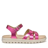 Buty dla dziewczynek - Sandały Geox J Soleima Gir J45GSA 000CF C8002 M Różowy - miniaturka - grafika 1