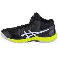 Buty sportowe męskie - ASICS Beyond FF MT 1071A095-001, męskie, buty do siatkówki, czarne/żółte (Safety Yellow), 46,5 EU, czarny, 46.5 EU - miniaturka - grafika 1