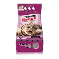 Żwirek dla kotów - Certech Super Benek Compact Line Lavender 5 l -  drobny żwirek dla kotów o zapachu lawendy 5l - miniaturka - grafika 1