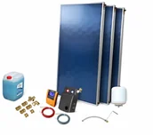 Kolektory słoneczne - WEBER Zestaw solarny kolektory słoneczne płaskie 3X FX-PX 2.5 bez zbiornika c.w.u. - miniaturka - grafika 1
