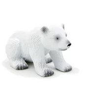 Figurki dla dzieci - Animal Planet Młody niedźwiedź polarny siedzący - miniaturka - grafika 1