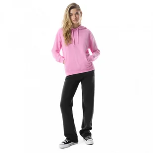 Damskie spodnie dresowe Guess Brenda Scuba Straight Pant - szare - GUESS - Spodnie sportowe damskie - miniaturka - grafika 1