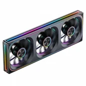 Wentylatory komputerowe - Jonsbo ZA-360 Lüfter, Reverse Blade, PWM, ARGB - 360mm, schwarz - miniaturka - grafika 1