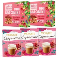 Zestawy upominkowe - Zestaw Kawa Cappuccino Mokate Batoniki Dobra Kaloria Tarta Malinowa - miniaturka - grafika 1