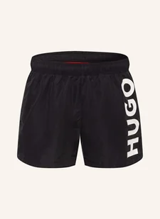 Hugo Kąpielówki Bokserki Abas schwarz - Moda i Uroda OUTLET - miniaturka - grafika 1