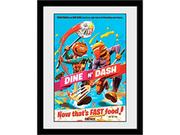 Zabawki kreatywne - Fortnite Dine n Dash 30 x 40 cm Framed Print - miniaturka - grafika 1