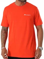 Koszulki męskie - Koszulka Męska Champion 220264-Os014 T-Shirt Bawełniany Sportowa Xl - miniaturka - grafika 1