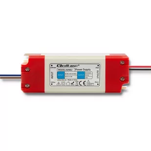 Qoltec Zasilacz impulsowy LED IP20 | 24W | 12V | 2A 50982 - Żarówki LED - miniaturka - grafika 1
