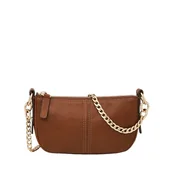 Torebki damskie - Fossil Women's Mini Baguette Crossbody Jolie dla kobiet skóra LiteHide, ZB1906200, brązowa, brązowy, jeden rozmiar - miniaturka - grafika 1