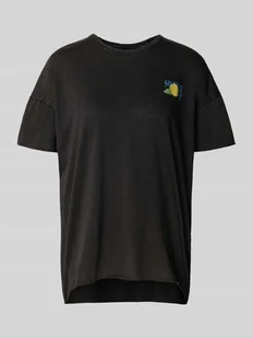 T-shirt o kroju oversized z czystej bawełny model ‘RIE LIFE’ - Koszulki i topy damskie - miniaturka - grafika 1