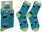 Skarpety termoaktywne - Skarpetki SUSHI - Wesoły Dodatek dla Miłośników Japońskiej Kuchni - rozmiar 36-42 - miniaturka - grafika 1