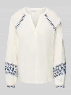 Tunika o kroju regular fit z obszyciem koronką model ‘JIYA’ - Bluzki damskie - miniaturka - grafika 1