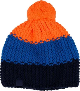 4f Czapka męska 4F granatowo-niebiesko-pomarańczowa H4Z22 CAM012 70S M - Czapki męskie - miniaturka - grafika 1