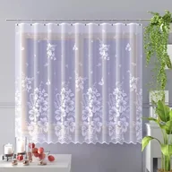 Firany - Firanka żakardowa metrażowa wys. 180 cm Alchemila A135 biała - miniaturka - grafika 1