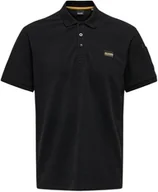 Koszulki męskie - ONLY & SONS KOSZULKA POLO CZARNA MĘSKA XL JSE - miniaturka - grafika 1