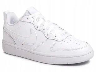 Buty sportowe Nike Court Borough Low 2 (gs) BQ5448 100 białe r. 37,5 - Buty sportowe damskie - miniaturka - grafika 1