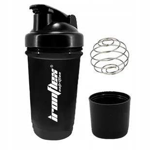 IRONFLEX SHAKER 500 ml SZEJKER Z POJEMNIKIEM NA BIAŁKO SZCZELNY SIŁOWNIA - Shakery i bidony sportowe - miniaturka - grafika 1